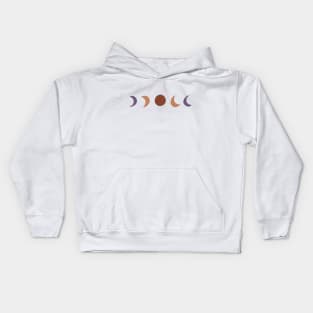 Luna Moon Phases Astrology Kids Hoodie